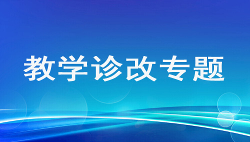 教学诊断与改进工作专题